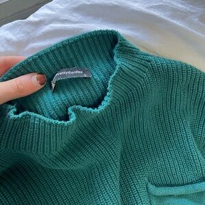 PrettyGarden Women's Green Sweater